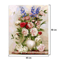 Hand Painted Flower Sunflower DIY Oil Painting by Numbers Canvas Kits Decor Art