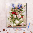 Hand Painted Flower Sunflower DIY Oil Painting by Numbers Canvas Kits Decor Art