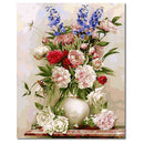 Hand Painted Flower Sunflower DIY Oil Painting by Numbers Canvas Kits Decor Art