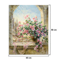 Hand Painted Flower Sunflower DIY Oil Painting by Number Canvas Kits Decor