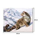 Hand Painted Animal Girl DIY Oil Painting by Numbers Canvaas Kits Room Decor Art