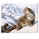 Hand Painted Animal Girl DIY Oil Painting by Numbers Canvaas Kits Room Decor Art