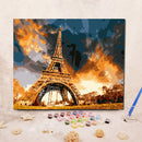 Hand Painted Animal Girl DIY Oil Painting by Numbers Canvas Kits Home Decor Art