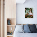 Hand-painted Animal Girl DIY Oil Painting by Numbers Canvas Kits Home Decor Art