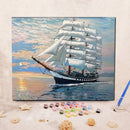 Hand Painted Animal Girl DIY Oil Painting by Numbers Canvas Kits Home Decor Art