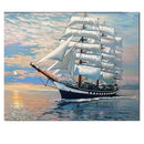 Hand Painted Animal Girl DIY Oil Painting by Numbers Canvas Kits Home Decor Art