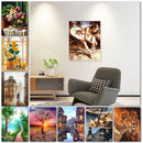 Hand Painted Plant Animal DIY Oil Painting by Number Canvas Kits Room Decor
