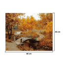 Hand Painted Sea View Flowers DIY Oil Painting by Numbers Canvas Kits Home Decor