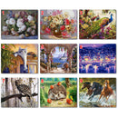 DIY Digital Oil Painting Kit Paint by Numbers on Canvas Scenery Room Decor