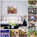 DIY Digital Oil Painting Kit Paint by Numbers on Canvas Scenery Room Decor