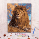 Hand Painted Animal DIY Oil Painting by Numbers Canvas Kits Home Decor Gift