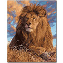 Hand Painted Animal DIY Oil Painting by Numbers Canvas Kits Home Decor Gift