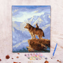 Hand Painted Animal DIY Oil Painting by Numbers Canvas Kits Room Decor Gift