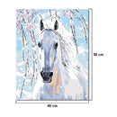 Hand Painted Animal DIY Oil Painting by Number Canvas Kits Home Decor Gift