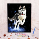 Hand Painted Animal DIY Oil Painting by Numbers Canvas Kits Room Decor Gift