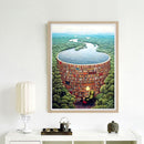 River 5D Diamond Painting DIY Embroidery Cross Stitch Kit Art Wall Decoration