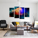 Non-woven Fabric Home Decor Abstract Wall Art Print Colorful Painting