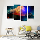 Non-woven Fabric Home Decor Abstract Wall Art Print Colorful Painting