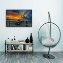 Home Wall Decor Abstract Colorful Painting Picture Printed Canvas Ret