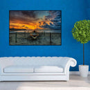 Home Wall Decor Abstract Colorful Painting Picture Printed Canvas Ret