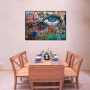 Modern Home Wall Decor Abstract Colorful Painting Picture Printed Canvas Ret