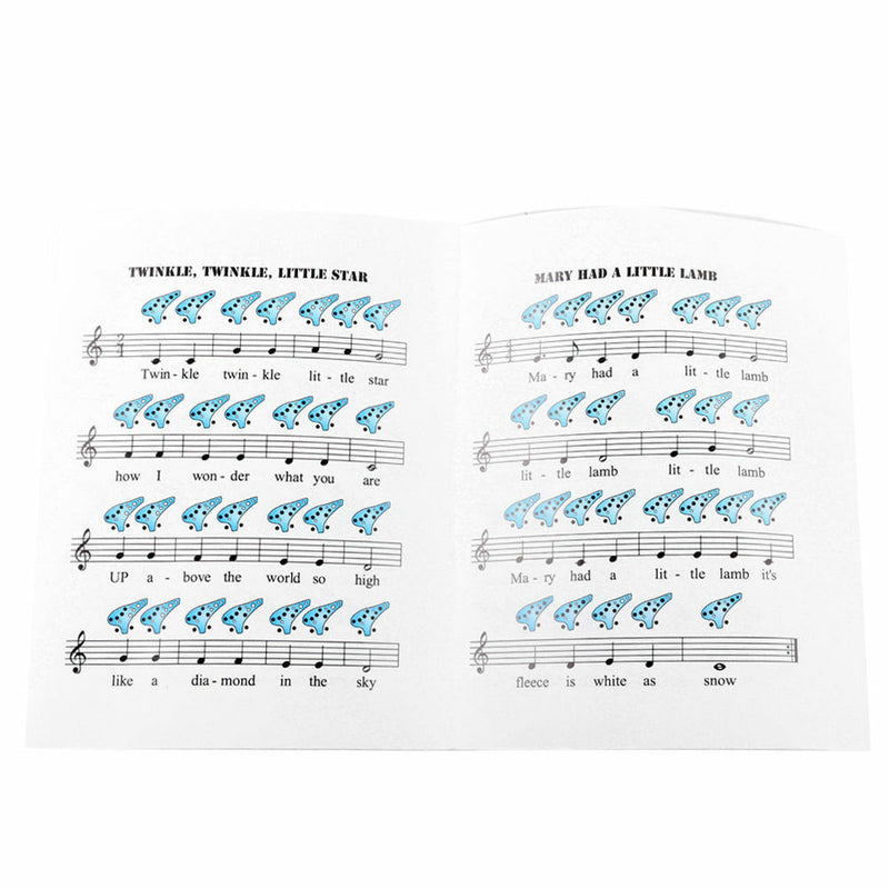 1 x Professional 12 Holes Ocarina Smoldering Treble C Key Flute Handmade Ceramic