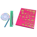 1 set Tweezer Needle Pins Slotted Pen Tool Kits Paper DIY Set Quilling Paper Hot