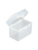 Empty Clear Commemorative Coin Storage Collection Box Holder Plastic Organizer