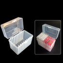 Empty Clear Commemorative Coin Storage Collection Box Holder Plastic Organizer