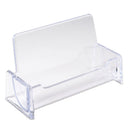 6Display-Stand Counter Business-Card-Holder Clear Acrylic Home-Supplies Clear