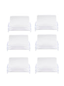 6Display-Stand Counter Business-Card-Holder Clear Acrylic Home-Supplies Clear