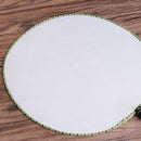 6pcs Round Fan Children DIY Hand-painted Blank Fan Painting White Fan Cool Fan