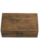 70x Rubber Wood Alphabet Number Letter Stamp Stamper Set DIY Craft w/ Wooden Box