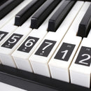 4pcs Piano Keyboard Stickers Speeds memory of the keys 54 61 or 88-KEY Music