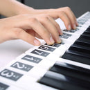 4pcs Piano Keyboard Stickers Speeds memory of the keys 54 61 or 88-KEY Music