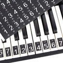 4pcs Piano Keyboard Stickers Speeds memory of the keys 54 61 or 88-KEY Music