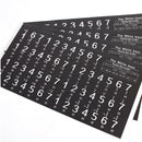 4pcs Piano Keyboard Stickers Speeds memory of the keys 54 61 or 88-KEY Music