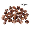 100Pcs Natural Dried Pine Cones Mini Size for Vase Filler Crafting Decoration