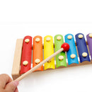 Eight-Tone knocking Piano Early Education Toys Wooden Kids Musical Hand Knock