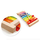 Eight-Tone knocking Piano Early Education Toys Wooden Kids Musical Hand Knock