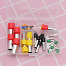 40Pieces Round Clay Cutters Plastic and Steel Indentation Circle Shape Cutters