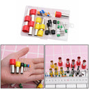 40Pieces Round Clay Cutters Plastic and Steel Indentation Circle Shape Cutters