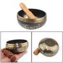 Buddhism Meditation Singing Bowl Hammered Yoga Copper Chakra Hammered ds we