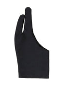 Sketching Painting Black Two Finger Anti-fouling Glove Mitten Drawing Glove