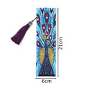 DIY Special Shaped Diamond Painting Creative Tassel Book Marks Leather Bookmark