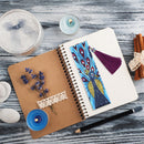 DIY Special Shaped Diamond Painting Creative Tassel Book Marks Leather Bookmark