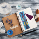 Creative DIY Shaped Diamond Painting Leather Bookmark Tassel Book Marks Gift New