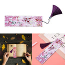 DIY Mandola Special Shaped Diamond Painting Creative Leather Bookmark+Tassel KIt