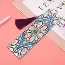 DIY Peacock Shaped Diamond Painting Leather Bookmark Tassel Book Mark Page Label