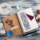 DIY Special Shaped Diamond Painting Leather Tassel Bookmark Creative Crafts P4PM